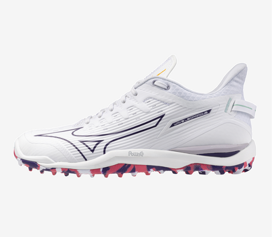Mizuno WAVE Leopardus ( White/VioletIndigo/CamelliaRos )